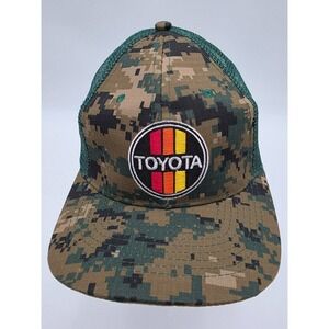 Toyota Camouflage Mesh Back Adjustable Trucker Hat Adjustable Baseball Cap